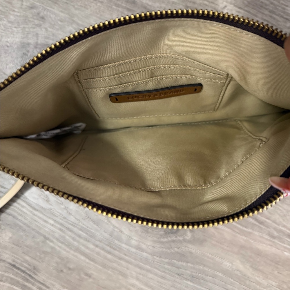 Lucky Brand Tri-Color Leather Wristlet - Picture 3 of 4